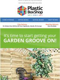 Do you prefer to work alone or with others as garden grove? Plastic Box Shop Time To Get Your Garden Groove On Milled
