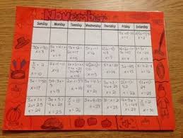 Solving Equations Calendar Project By Coach Bess Teachers Pay Teachers In 2020 Solving Equations Equations Calendar Math