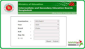 SSC Result 2020 All Education Board With Full Mark Sheet