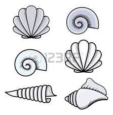 Mit der muscheln malvorlage aus der kategorie tiere. Muscheln Cartoon Vektor Illustration Muscheltatowierungen Muscheln Zeichnen Illustration