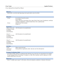 What does your potential employer want to know about you? Chronological Resume Template