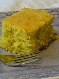 I've heard corn casserole called 5 ingredient corn dump because it can be made by pouring 1 can of corn, 1 can of creamed corn, 1 cup of sour cream, 1 stick of butter, and 1 box of jiffy cornbread. Creamy Cornbread Recipe Can Be Made Out Of Grits Too The Thrifty Couple