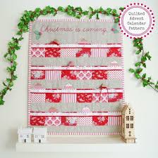 Pattern Quilted Advent Calendar With 24 Pockets Pdf Pattern Etsy Advent Calendar Pattern Advent Calendar Christmas Quilt