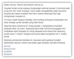 email protected website aphn secretariat c/o division of supportive & palliative care national cancer centre singapore 11 hospital crescent singapore 169610. Hospital Sultan Ismail Johor Bahru Mengeluarkan Pengisytiharan Red Alert Sebenarnya My