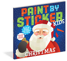 Holly, jolly christmas crafts for kids! Paint By Sticker Kids Christmas Workman Publishing