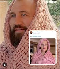 He loved that blanket 😆 Photo: BBC