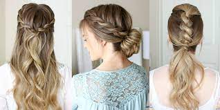 Braided updos are a fun way to pull long hair up and out of the way on a warm summer day. 3 Easy Rope Braid Hairstyles Missy Sue