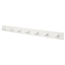 Kubbis Rack With 7 Hooks White Ikea Ikea Mosslanda Picture Ledge Wall Storage