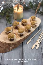 Amuses Bouche Boudin Blanc Et Pommes Au Fil Du Thym Recette Boudin Blanc Pommes Recette Aperitif Boudins Blancs