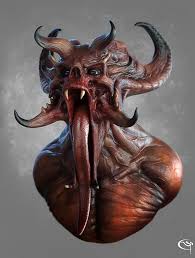 Demon Pascal Sguera On Artstation At Https Www Artstation Com Artwork Wbrry Demon Drawings Monster Art Demon Artwork