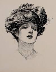 ギブソンガールヘアー1900年代