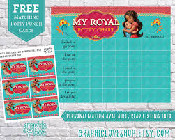 Digital Princess Elena Of Avalor Potty Training Chart Free