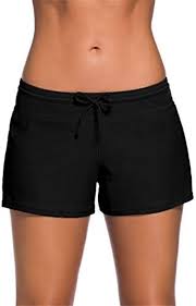 Vanbuy Women Swimsuit Shorts Boy Short Tankini Bottom Boyshort Swimsuit Bottoms Y4 41977 Black L Tankini With Shorts Women Swimsuits Swimsuit With Shorts