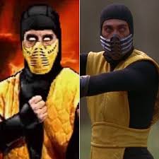 This carried over to later games: Chris Casamassa As Scorpion In Mortal Kombat Mortal Kombat Mortal Kombat Video Game Mortal Kombat Characters