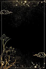 Backdrop Black And Gold Flowers Black Gold Black Gold Flower Black Background Wallpaper Poster Background Design Gold Flowers