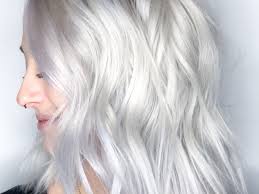 Second most common hair color is brown. The Baby White Hair Color Trend Is So Light It S Almost Translucent Allure