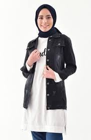 Sefamerve Tesettur Siyah Kot Ceket Modelleri Moda Tesettur Giyim Siyah Kot Moda Kot Ceket