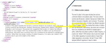 Long articles may need subheadings within some sections. Example Of The Output Xml Obtained From Parscit Left And Its Input Download Scientific Diagram