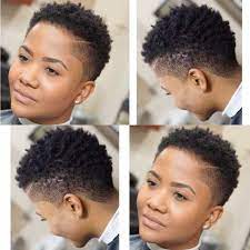 Hello Peeps Vous Cherchez Un Moyen De Valoriser Vos Cheveux Courts Voici Un Exem Styles De Cheveux Courts Style De Cheveux Courts Cheveux Afro Tres Courts