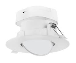 The lights protrude like the eyeball of a frog. Nuvo Led Direct Wire Gimbal Down Light Fixture 6 Inch 5000k 866 637 1530