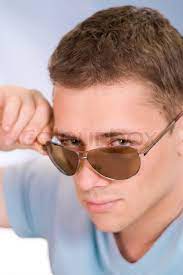 Persol is another italian sunglass manufacturer that knows a few things about craftsmanship. Cool Guy With Glasses Stock Image Colourbox