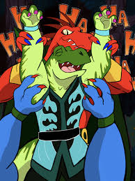 TWO RAPTORS TICKLING KANE by yingcartoonman -- Fur Affinity [dot] net