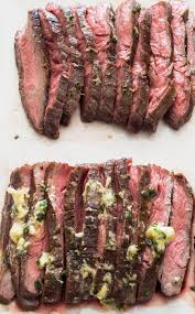 Pan Seared Flank Steak With Mustard Chive Butter Cook S Illustrated Recipe Flank Steak Recipes Cooks Illustrated Beef Steak Recipes