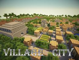 Search it on the forums, its made by noppes. Village City Npc Village Transformed Into A Big City Minecraft Map