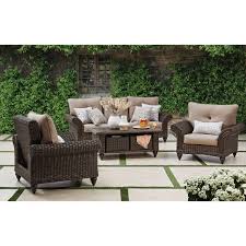 Member S Mark Mystic Ridge 6 Piece Deep Seating Set Brown Sam S Club In 2020 Outdoor Remodel Deep Seating Small Patio Spaces