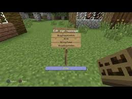 *outdated as of 1.16* iron farm on minecraft bedrock edition simple to build design. Minecraft Sign Text Glitch Detailed Login Instructions Loginnote