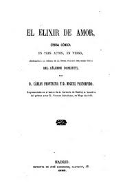 We did not find results for: El Elixir De Amor Opera Comica En Tres Actos En Verso Arreglada A La Musica De La Opera Italiana Del Mismo Titulo Del Celebre Donizetti Europeana