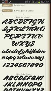 Script And Casual Lettering Fonts Sign Painting Lettering Sign Lettering Alphabet