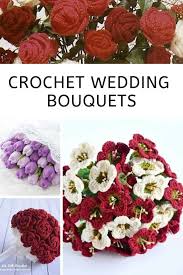 Take the bouquet with you and critically evaluate the size, shape, length of stems, colors, and the style of your dress. Gorgeous Crochet Wedding Bouquets That Will Never Wilt