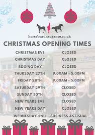 Download 690+ royalty free opening hours template vector images. Horsebox Insurance Christmas Opening Hours Horsebox Insurance