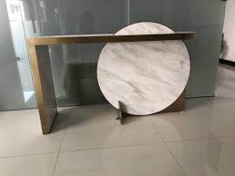 Live edge coffee table, wood coffee table, wood table, verdawooddesign. Luxury White Round Marble Golden Edge Console Table With Mirror