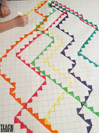 Pikachu pixel art by bakagamergirl crochet graph paper art. Fun Math Game The Great Graphing Race Teach Beside Me