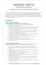 wound care nurse resume samples qwikresume