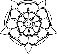 Yorkshire Rose Black White Line Art Tattoo Tatoo Flower 555px Png Tudor Rose Tattoos Yorkshire Rose Line Art Tattoos