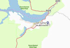 .de bariloche karte mit hotels, pensionen und hostels: Michelin Landkarte San Carlos De Bariloche Stadtplan San Carlos De Bariloche Viamichelin