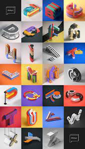 No longer does the tablet world just cater for 2d vector graphics and photo manipulation. Showcase And Discover Creative Work On The World S Leading Online Platform For Creative Industries Alphabet Design Creative Typography Typography Alphabet