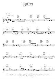 Dave Brubeck Take Five Sheet Music Notes Chords Score Download Printable Pdf In 2020 Saxophone Sheet Music Sheet Music Notes Jazz Sheet Music