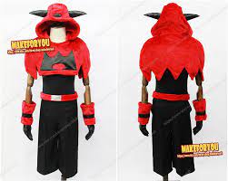 Unisex's Team Magma Cosplay Costume Hoodie Red Plush - Etsy
