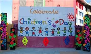 Beautiful Chart By Kids For Celebrating Childrens Day At