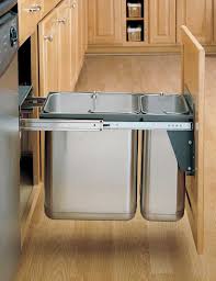 under sink pullout waste container in