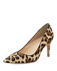 A little leopard can take your outfit to the next level. Pointed Toe Leopard Shoes Neiman Marcus