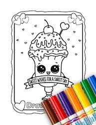 Using these sheets you can learn to draw and color different. Coloring Pages Draw So Cute
