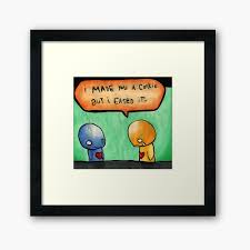 You ever seen that picture that says i made you a cookie but i eated it ? I Made You A Cookie Photographic Print By Drawingdream Redbubble