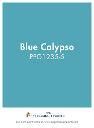 Blue Calypso Paint Color From Ppg Pittsburgh Paints Is A