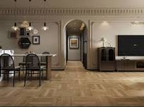 800*800mm Wooden Design Porcelain Ceramic Tiles for Dining Room Area
