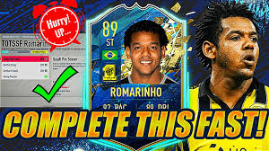 Romarinho received a totssf card during fifa 20 team of the season so far. Get Tots Romarinho Fast Right Now Unlock Him Fast This Totssf Card Looks Nuts Fifa 20 Youtube